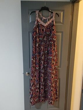 k linda blue dress K. Linda Blue womens vintage 90s y2k floral beaded